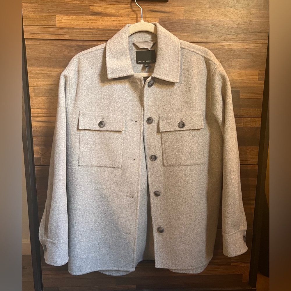 Wool Shacket, barely worn